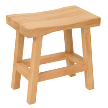 Hina Sungkai Wood Accent Stool